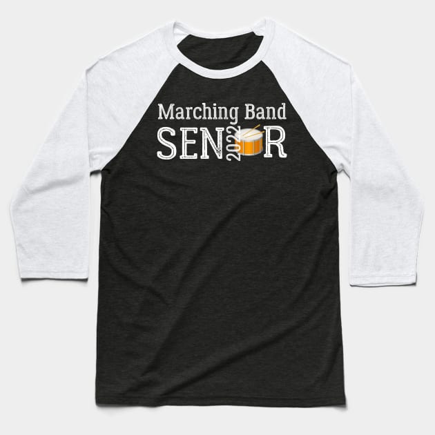 Marching Band Senior 2022 Jazz Band Drum Percussion Player Baseball T-Shirt by MalibuSun